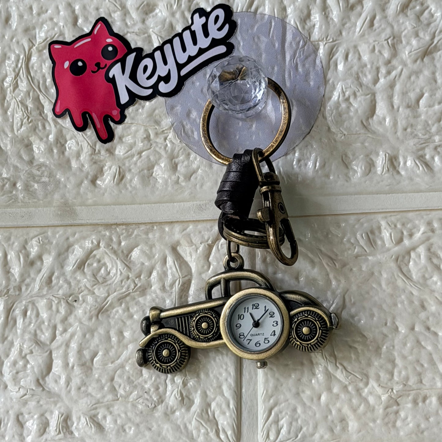 Vintage Car Watch Keychain