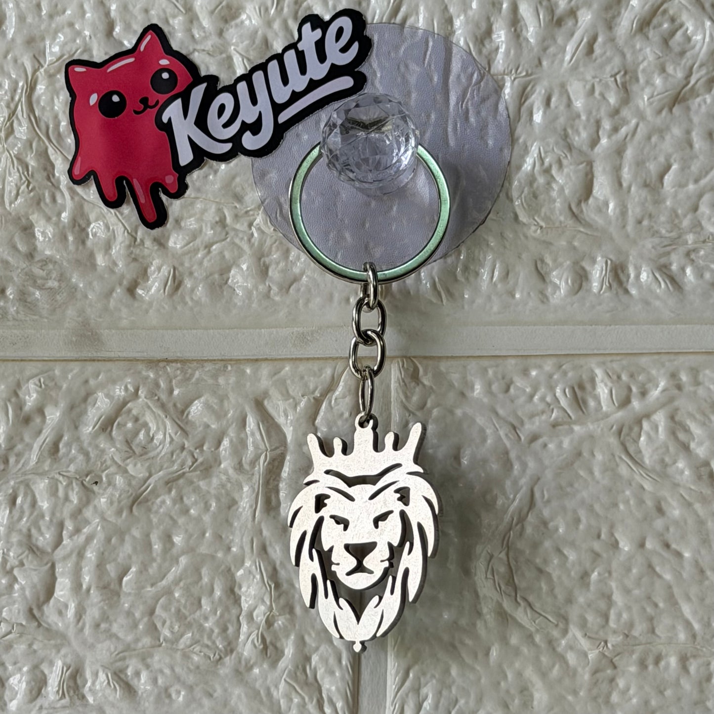 Lion Metal Keychain
