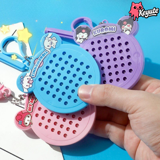 Kawaii Magnetic Steel Bead Drawing Board Keychain
