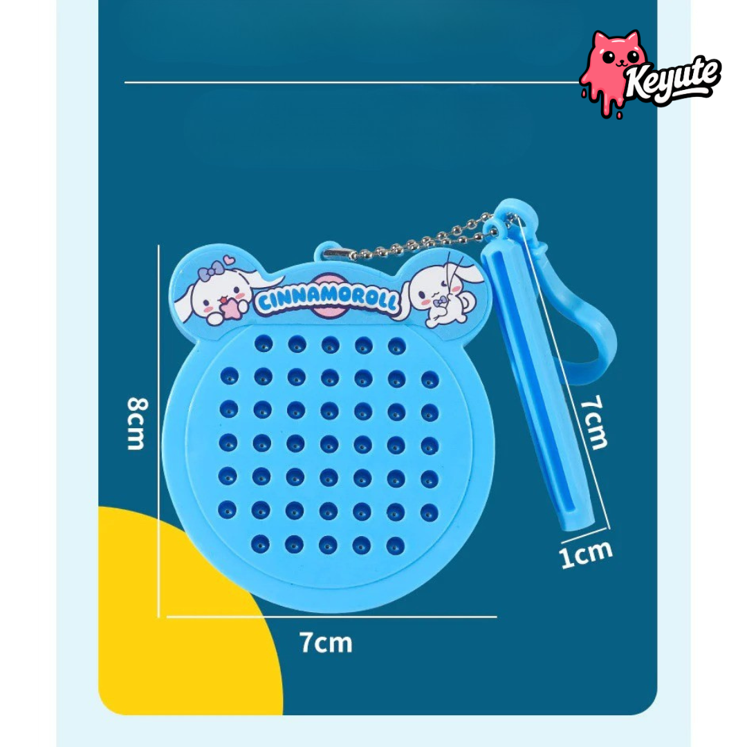 Kawaii Magnetic Steel Bead Drawing Board Keychain
