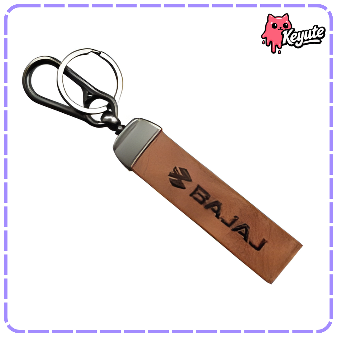 Bajaj Leather Keychain