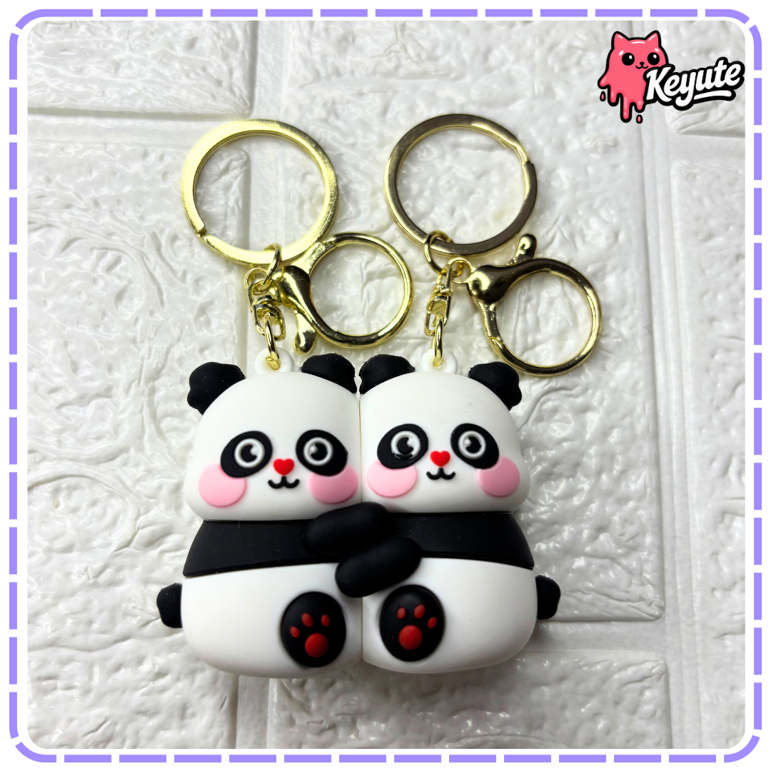 Panda Magnetic Keychain