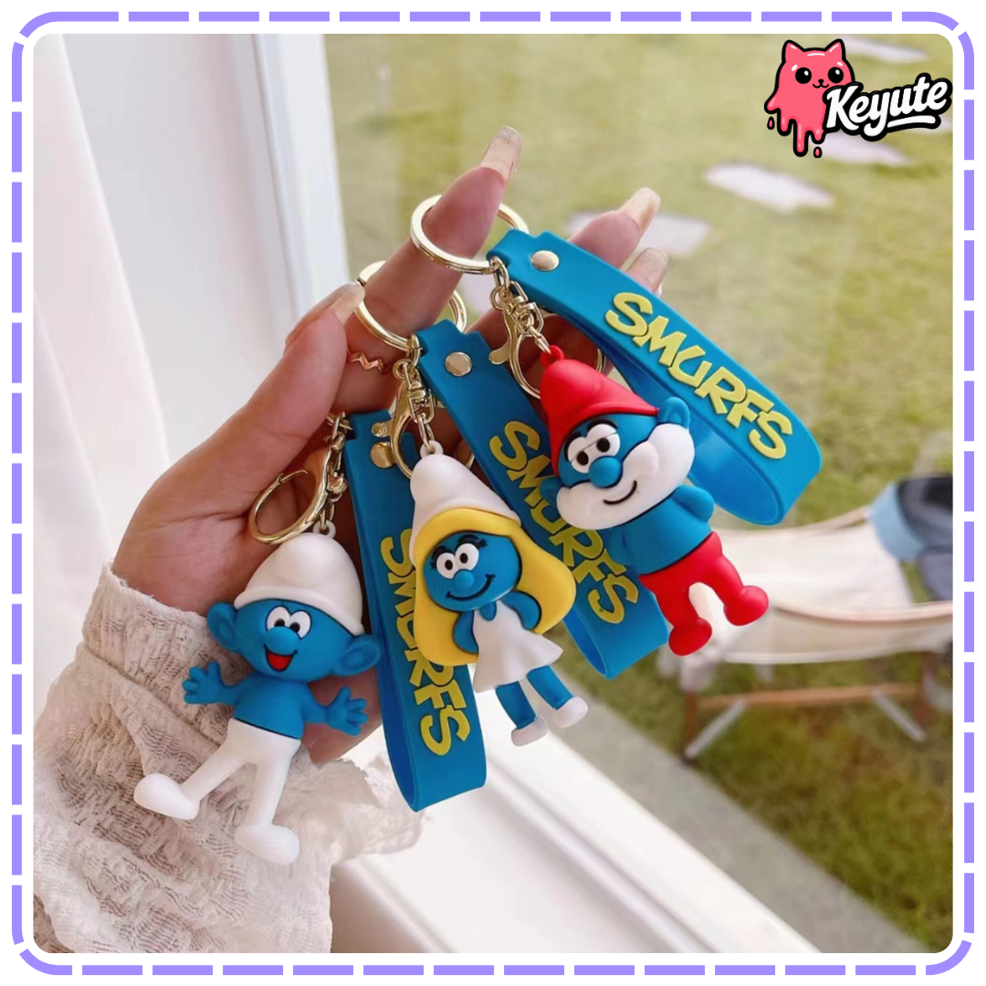 Smurfs Keychain Mix