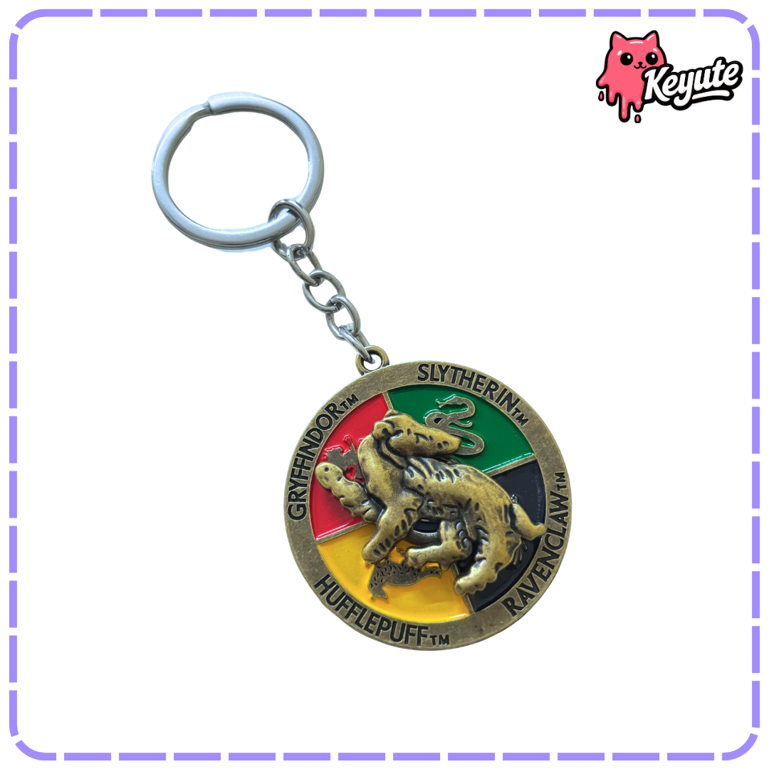 Harry Potter Hufflepuff Spinner Keychain