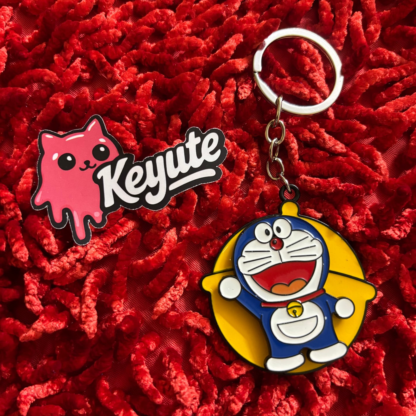 Doremon Spinner Keychain