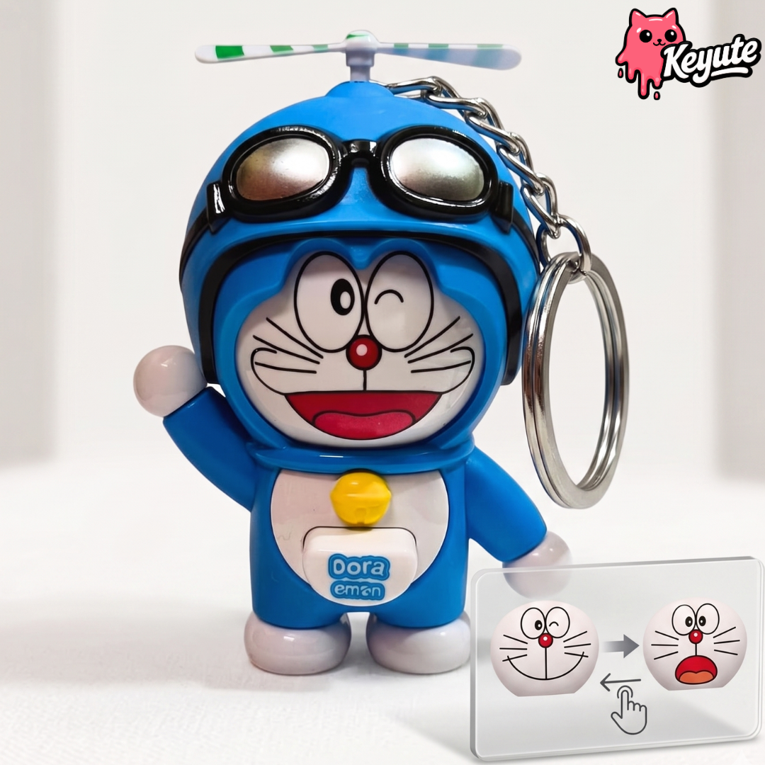 Doraemon Helicopter Keychain