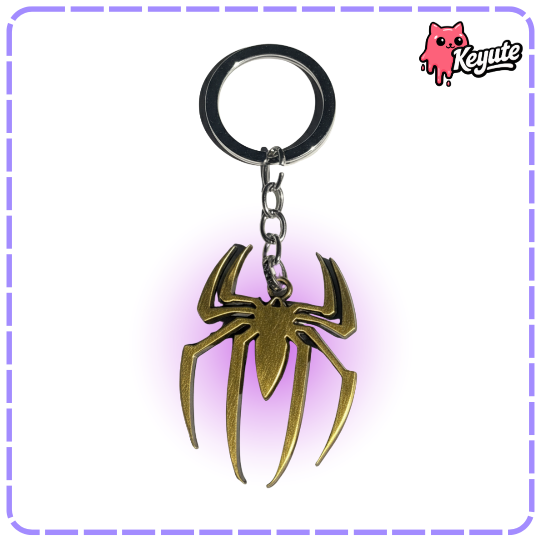Spider Keychain Metal