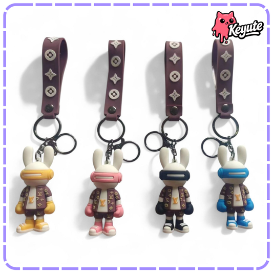 LV Bunny Keychain Mix
