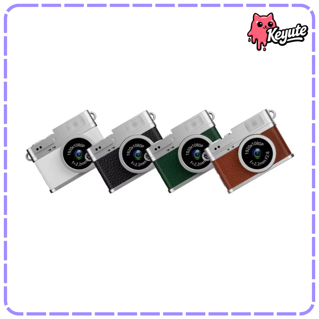 Retro Mini Camera Keychain