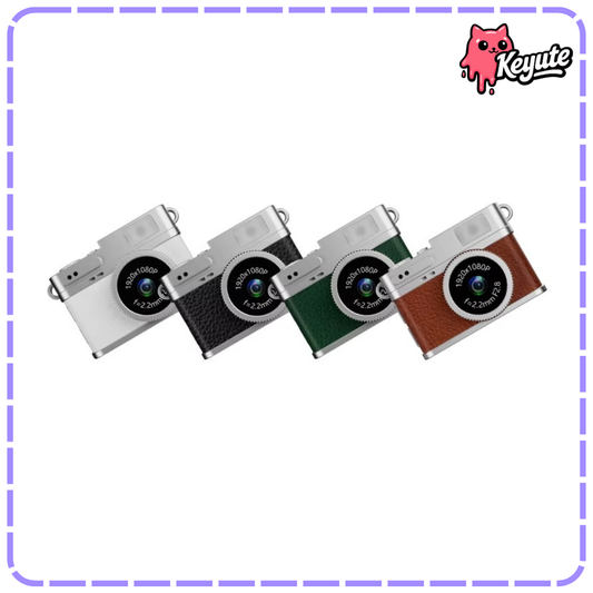 Retro Mini Camera Keychain