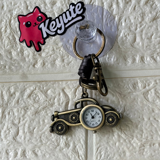 Vintage Car Watch Keychain