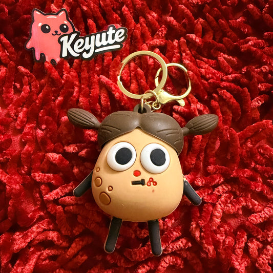 Potato Girl Pop up keychain