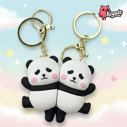 Panda Dancing Magnetic Keychain