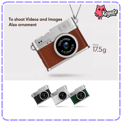 Retro Mini Camera Keychain