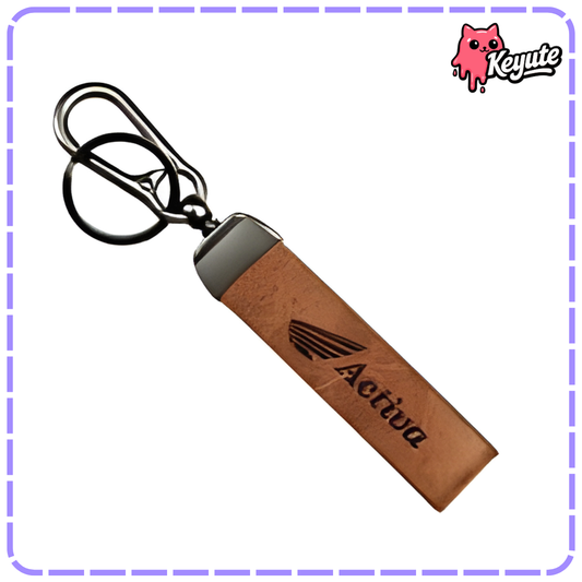 Activa Leather Keychain