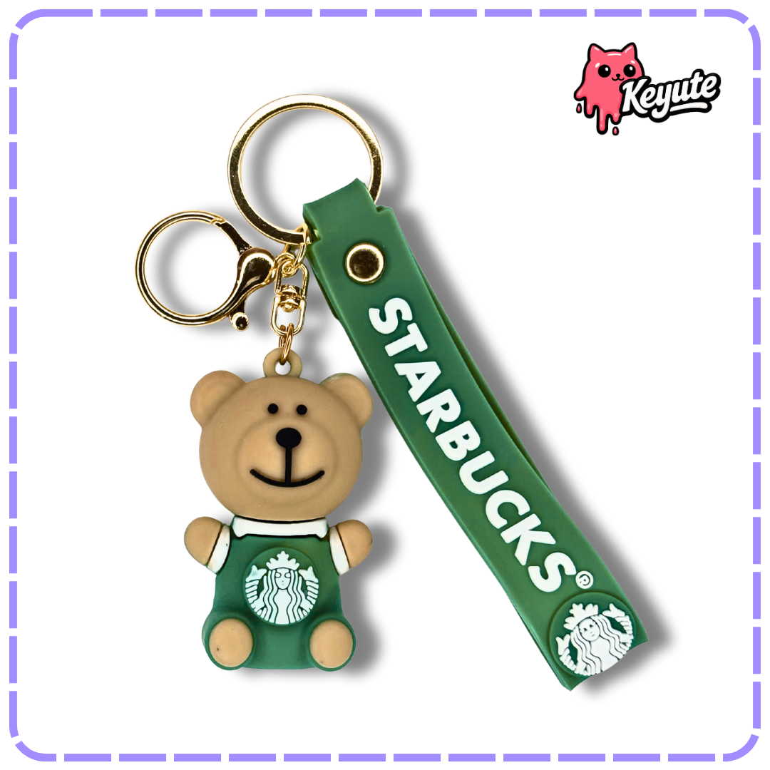 Starbuck’s Teddy Keychain