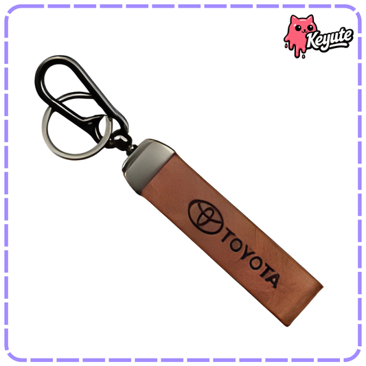Toyota Leather Keychain