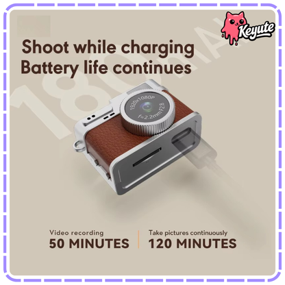 Retro Mini Camera Keychain