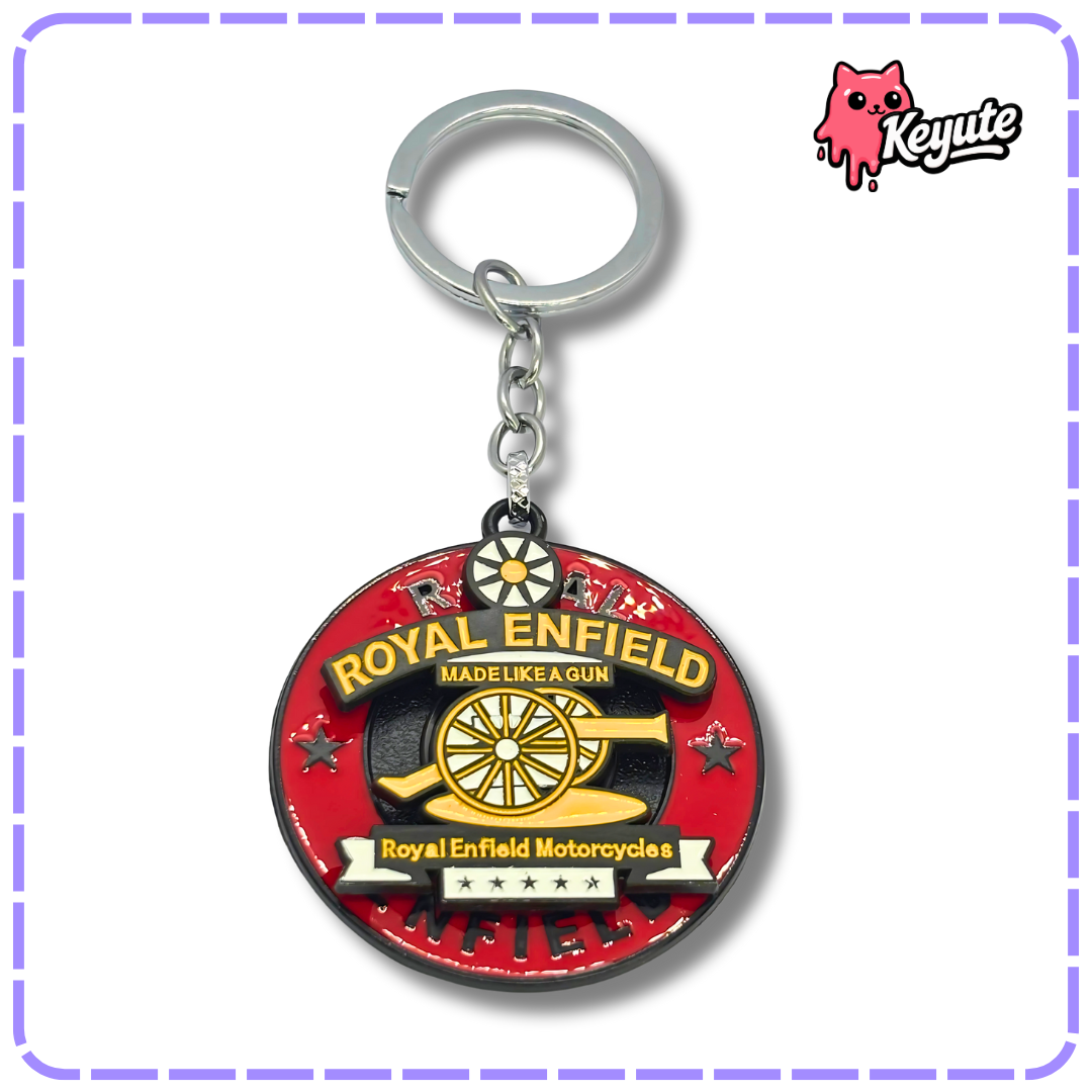 Royal Enfield Metal Spinner Keychain