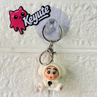 shinchan Dog Keychain
