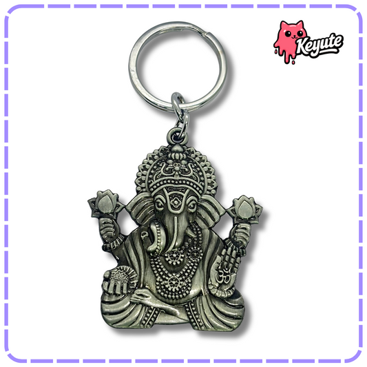 Ganesh Ji Metal Keychain