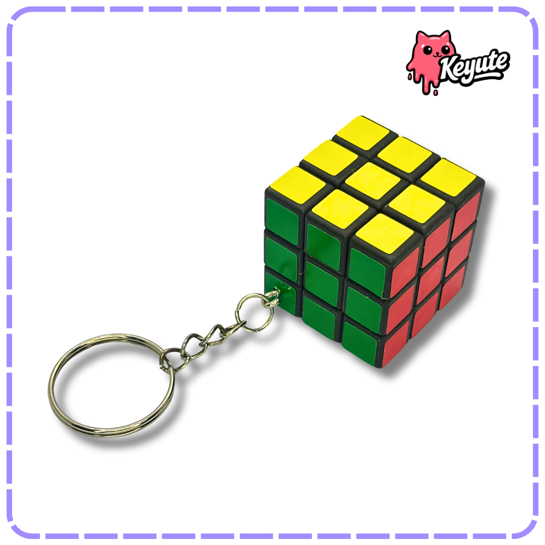 Rubik's Cube Keychain