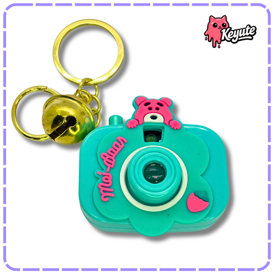 Light Projection Camera Keychain