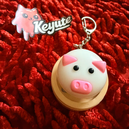 Pig Clicker Keychain