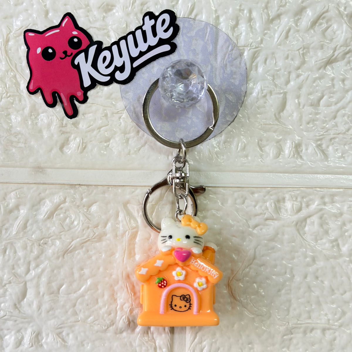 Hello Kitty House keychain