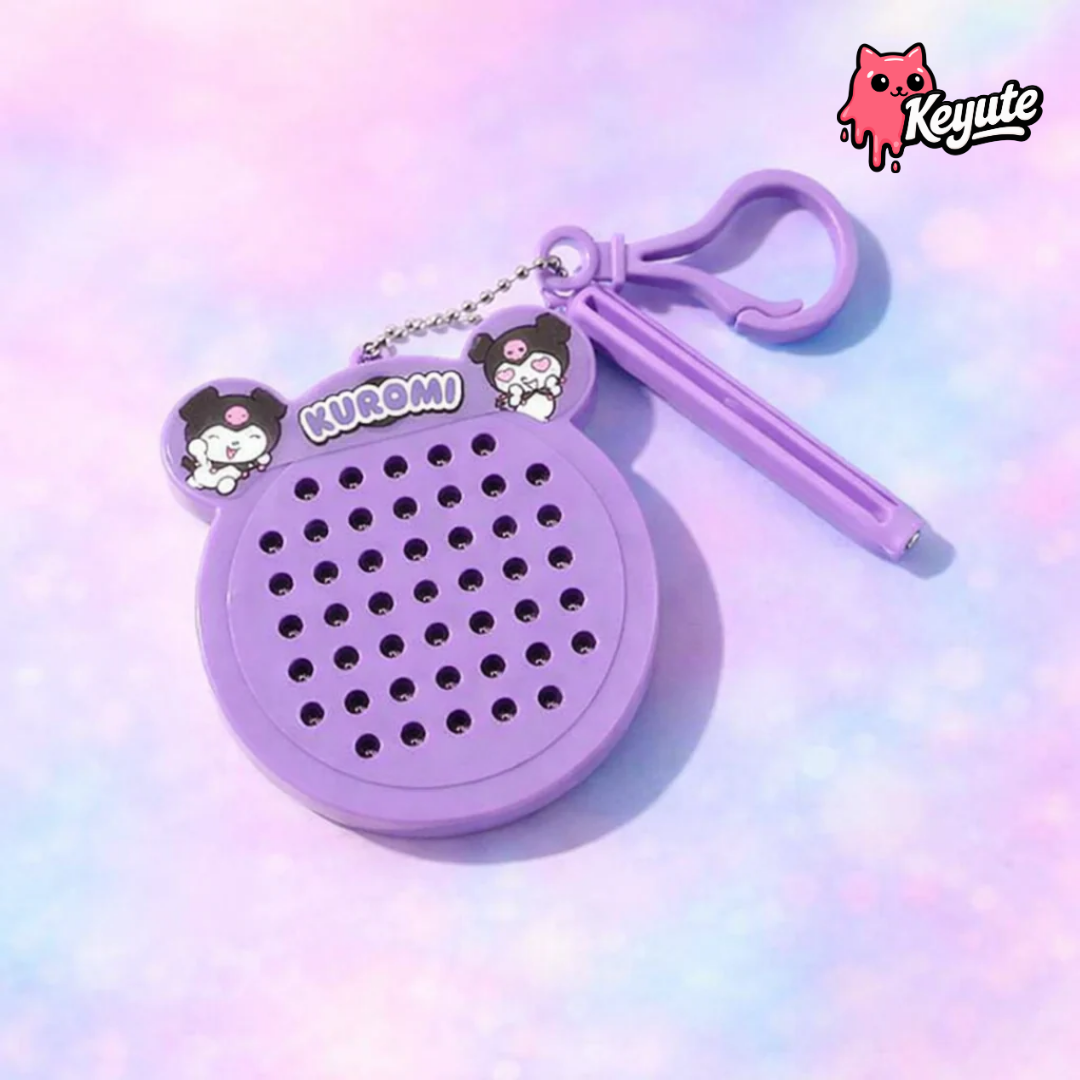 Kawaii Magnetic Steel Bead Drawing Board Keychain