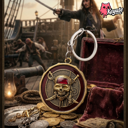 Pirates Spinner Keychain