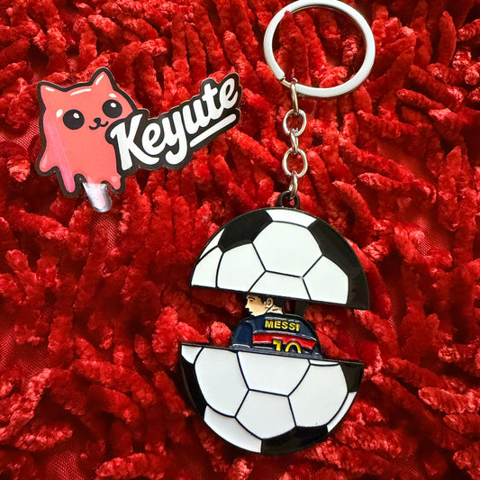 Messi Football Keychain