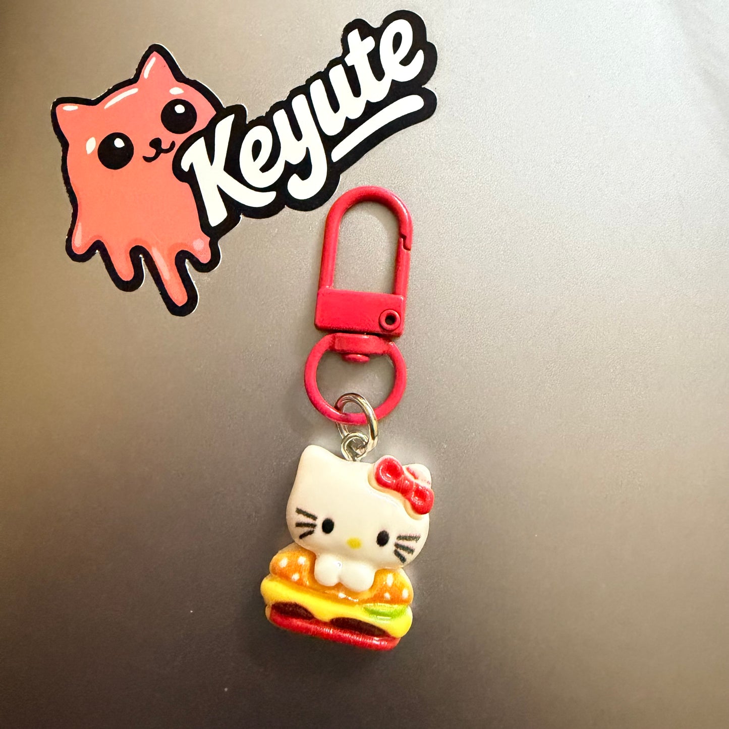 Kitty Charm Keychain