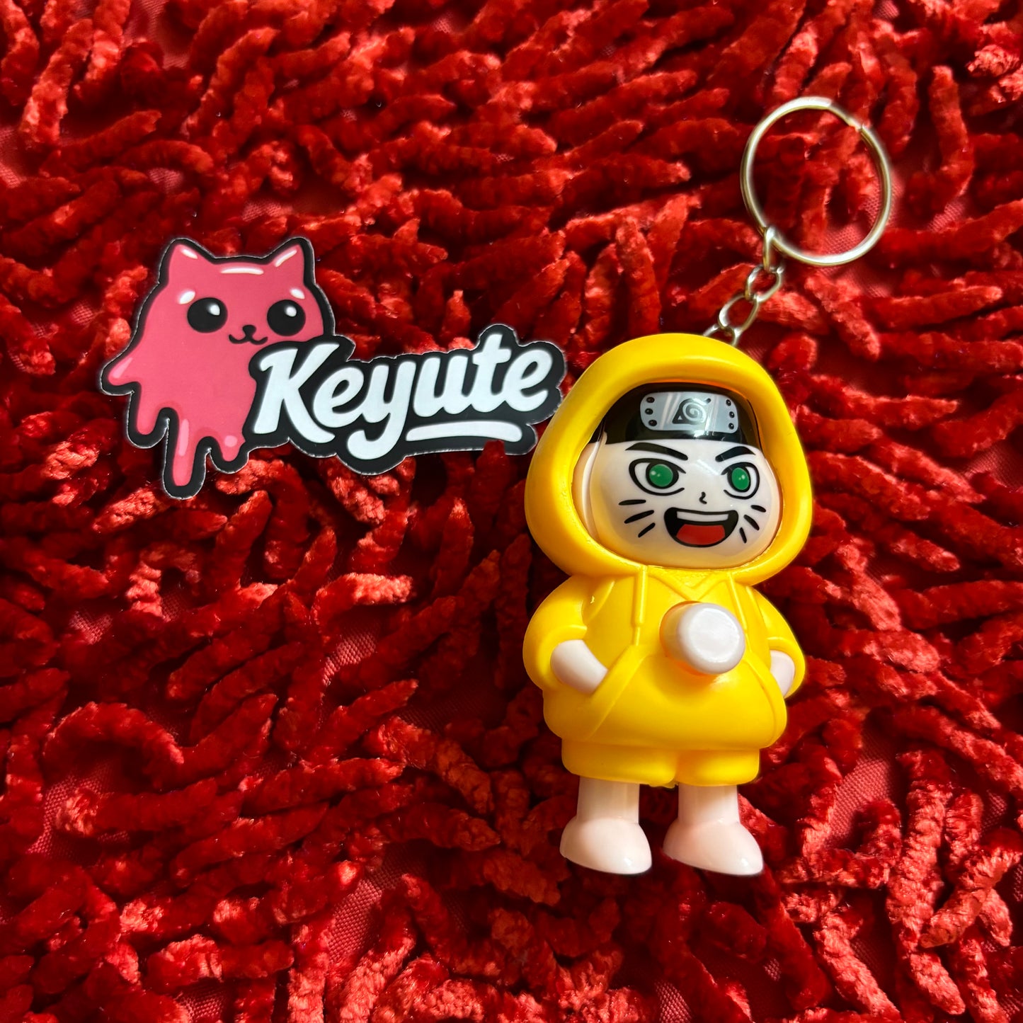 Mini Naruto Face Changing Keychain