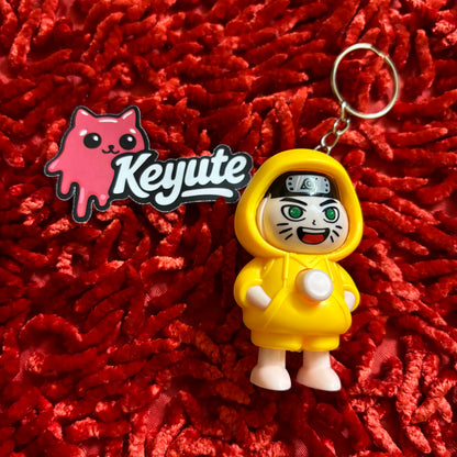 Mini Naruto Face Changing Keychain
