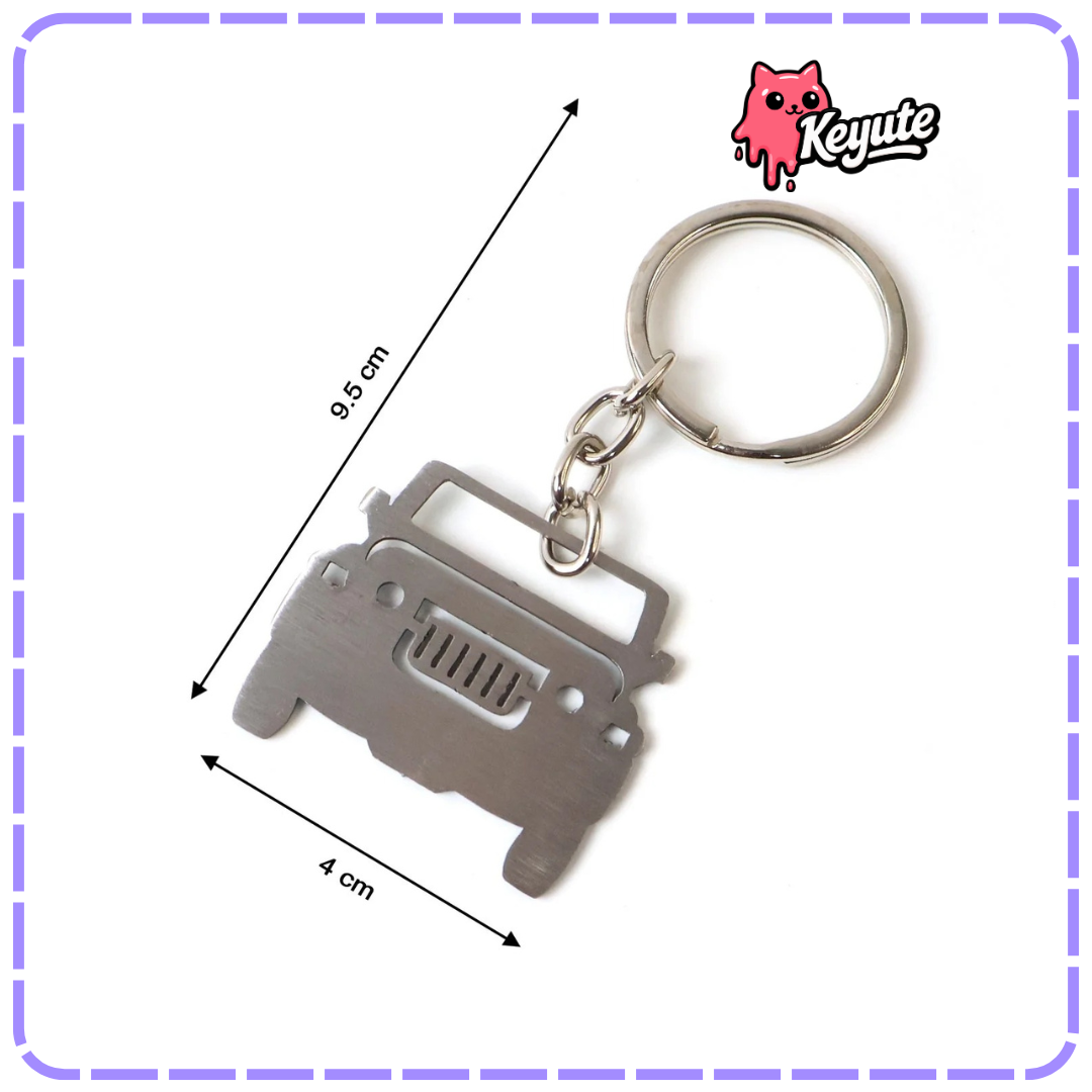 Jeep Metal Keychain