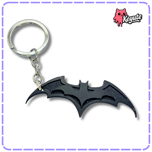 Bat Man Metal Keychain