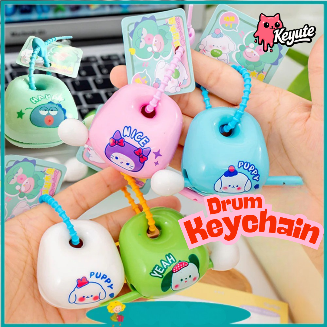 Mini Beat Drum Keychain