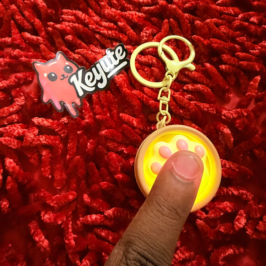 Paw Clicker Keychain