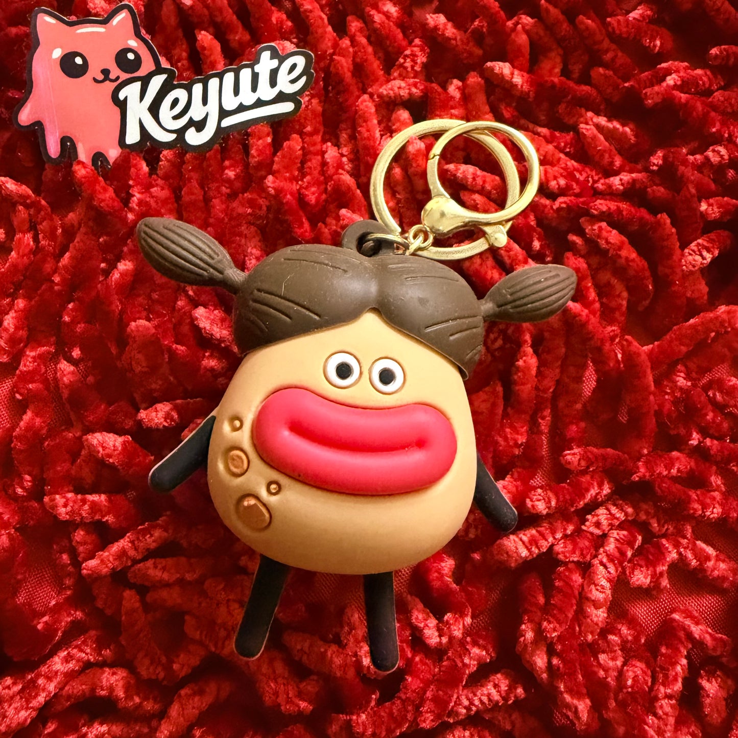 Potato Girl Pop up keychain
