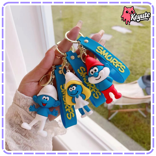 Smurfs Keychain Mix