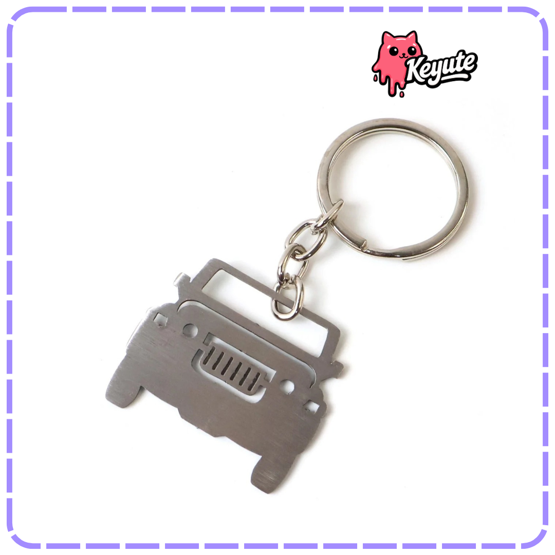 Jeep Metal Keychain