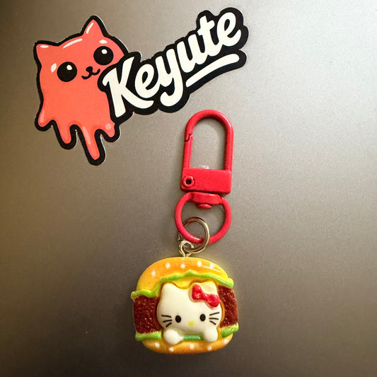 Kitty Charm Keychain