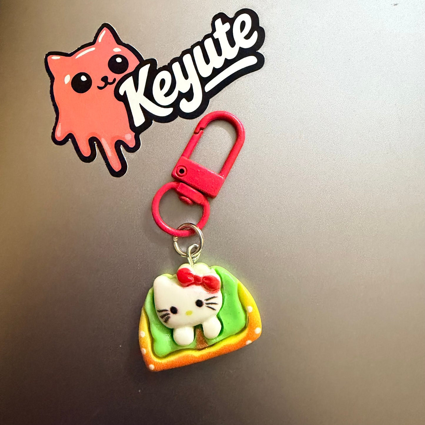 Kitty Charm Keychain