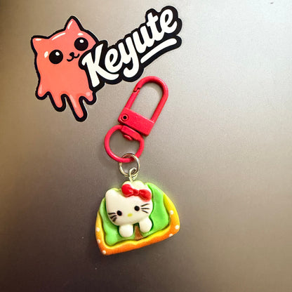 Kitty Charm Keychain