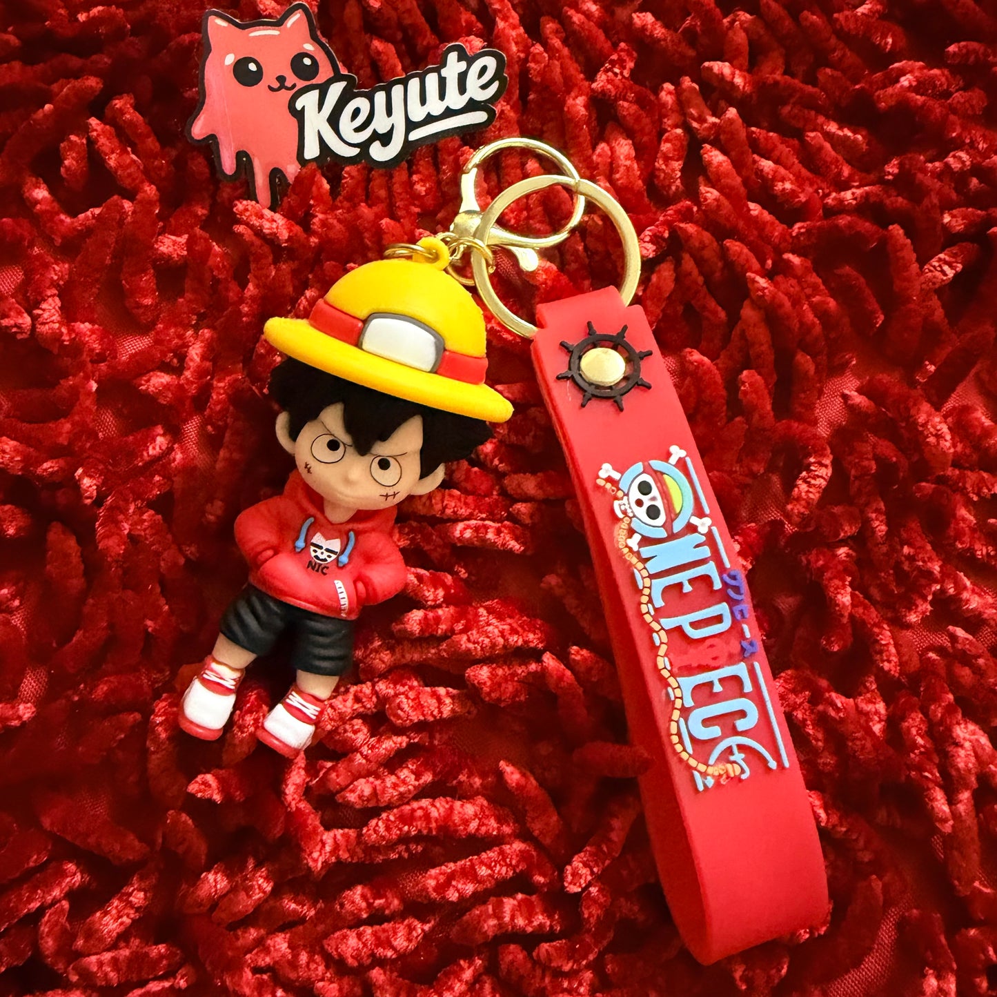 one piece keychain luffy