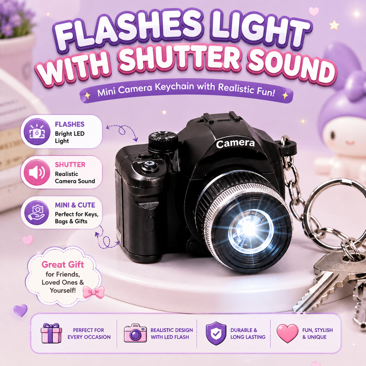 DSLR Camera Light Keychain