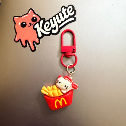 Kitty Charm Keychain