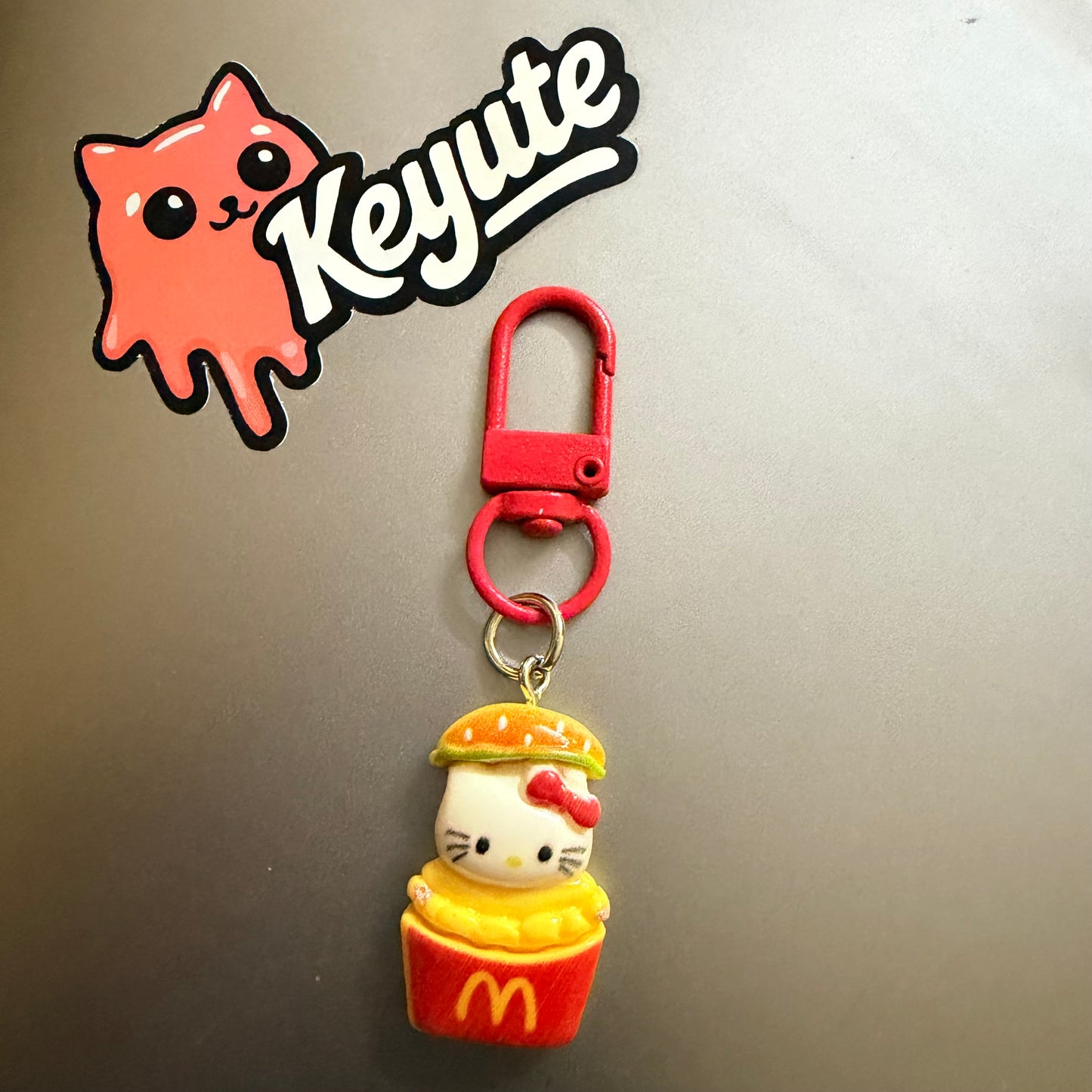 Kitty Charm Keychain