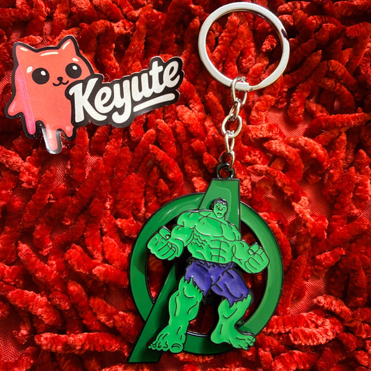 Hulk Spinning Keychain